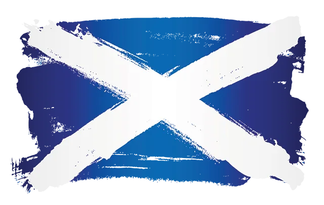 Scotland flag - the saltire